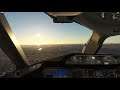 Cockpit 787 Sunset Approach at Dubai • MSFS 2020