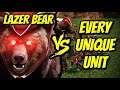 LAZER BEAR vs EVERY UNIQUE UNIT | AoE 3: Definitive Edition