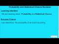 NAT 4 Applications of Mathematics: Probability and Statistical Chance Revision