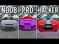 NOOB vs PRO vs HACKER - NISSAN SILVIA S13 tuning/driving - Speed Legends - Android Gameplay #79