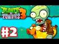 Plants vs. Zombies 3 - Gameplay Walkthrough Part 2 - Ducky Tube Zombies in the Water!