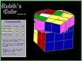 Rubik's Cube Version 1.0 (DOS)