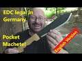 The "Folding Machete" Project! Huge Loophole in German Knife Laws.