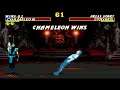 Ultimate Mortal Kombat 3 Sega Genesis play as Chameleon