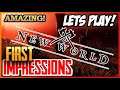 👍 Amazon New World!  Let's Play First Impressions   Should you Play - MMORPG yes!🔥🔥💜