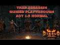 Diablo 2 Resurrected - New Trap Assassin playthrough - (Part 1 Act 1-5 Normal)
