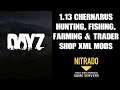 Free Console & PC DayZ 1.13 Update XML Mods: Chernarus Hunting, Fishing, Farming, & Trader Shop