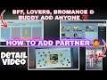 HOW TO ADD PARTNER IN BGMI | HOW TO ADD FRIENDS IN BUDDY/BFF/BROMANCE/LOVER | CONNECTION AND PARTNER