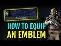 How to EQUIP an Emblem in Ghost Recon Breakpoint | Quick Tutorial