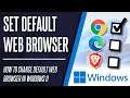 How to Set Default Web Browser on Windows 11 PC