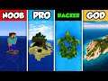 NOOB vs PRO vs HACKER vs GOD : DESERTED ISLAND CHALLENGE in Minecraft! (Animation)