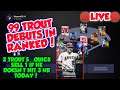 🔴 99 MIKE TROUT DEBUT IN RANKED SEASONS MLB THE SHOW 21 DIAMOND DYNASTY | QUICKSELLING IF NOT 3 HR'S