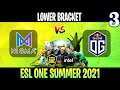 Nigma vs OG Game 3 | Bo3  Lower Bracket ESL One Summer 2021 | DOTA 2 LIVE