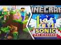 Playing Sonic DLC in Minecraft