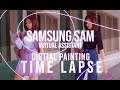 Samsung Virtual Assistant Sam 'Girlfriend Mode' Digital Painting Time Lapse - Totally Simping