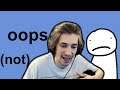 xQc Reacts to Taking Back my Apology to Dream (videogamedunkey)