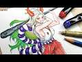 How to draw Yamato Kozuki | One Piece | sketching | anime character | ep-343