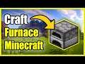 How to Make a Furnace in Minecraft & use it! (New Method!)