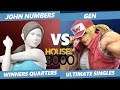 Smash Ultimate Tournament - Gen (Terry) Vs. John Numbers (Wii Fit) SSBU Xeno 188 Winners Quarters