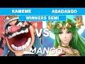 The Mang0 3 - R2G | Kameme (Wario) VS SNB | Abadango (Palutena) - Smash Ultimate - Winners Semis