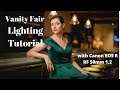 Vanity Fair Inspired Lighting Tutorial with Canon EOS R and RF 50mm 1.2 Lens