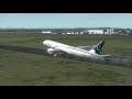 Belly Crash Landing in Melbourne PIA 777-200 [Engine Fire]