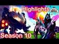 Fortnite Season 10 Highlights Battle - Top 1 Winning 4 Squads Team Walkthrough Gameplay (Part 2)