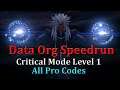Kingdom Hearts III - LV1 Crit Data Org Speedrun w/All Pro Codes (2:37:34)
