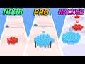 NOOB vs PRO vs HACKER in Count Masters: Crowd Clash & Stickman running