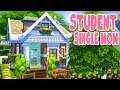 Tiny STUDENT Single Mom Home | Speed Build The Sims 4