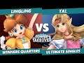 Tower's Takeover 18 Winners Quarters - LingLing (Daisy) Vs. Tal (Zelda) SSBU Ultimate Tournament