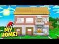 Building My REAL HOME In Minecraft!