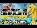 Digimon Story Cyber Sleuth: Complete Edition (Quick Review) [PC]