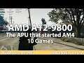Gaming on AMD A12-9800 APU in 2019 - 10 Games - Benchmark Test