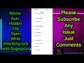 How to disable hide apps after unlocking with fingerprint ?? #relame #Demand #Any device Must watch