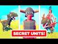 How To Unlock SECRET UNITS in Totally Accurate Battle Simulator! (Raptor Rider, Raptor, Shouter)