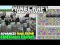 Minecraft Bedrock: (Broken) Fully AFK RAID FARM! (Advanced) 4,750 Emeralds/Hr! Pillager Outpost Farm