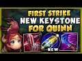 NEW FIRST STRIKE KEYSTONE MAKES RANGED TOP LANERS THE BEST IN SEASON 12 (FREE GOLD AND DAMAGE)