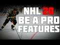 NHL 20 Be A Pro: New Features