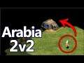 Secret vs Aftermath on Arabia! 2v2 Final (Game 1)