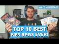 TOP 10 BEST NES RPGS Of All Time - No Commentary