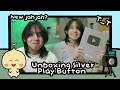 unboxing silver play button (╥﹏╥)