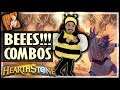 BEEES WORKS WITH OVERKILL?! Top BEEES Combos! - Saviors of Uldum Hearthstone