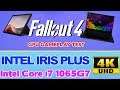 Fallout 4 Intel Iris Plus GPU test Surface Pro 7 Dell XPS 13 Razer Blade Stealth i7 1065G7