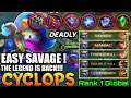 New SAVAGE!! CYCLOPS ABILITIES | the legend is back | Mobile legends