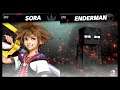 Super Smash Bros Ultimate Amiibo Fights – Sora & Co #136 Sora vs Enderman