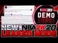 NBA 2K20 NEW DEMO MODE REVEALED! PLAY MULTIPLE BEST BUILDS, NBA 2K20 MYCAREER & PARK EARLY