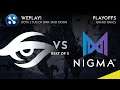 Nigma vs Team Secret Game 1 (BO5) | WePlay Tug of War Mad Moon Grand Finals