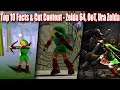 Ocarina of Time, Ura Zelda, Zelda Gaiden - Top 10 Cut Content & Facts
