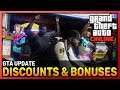 Today's GTA Online Update - GTA Online Double Money, Discounts, Bonuses and Benefits